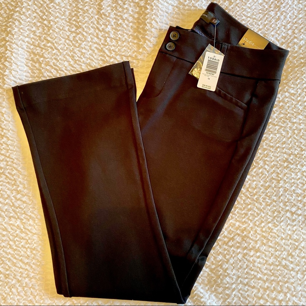 Studio by Torrid Sz 16S Black Pant NWT